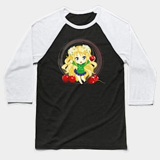 cherry girk Baseball T-Shirt